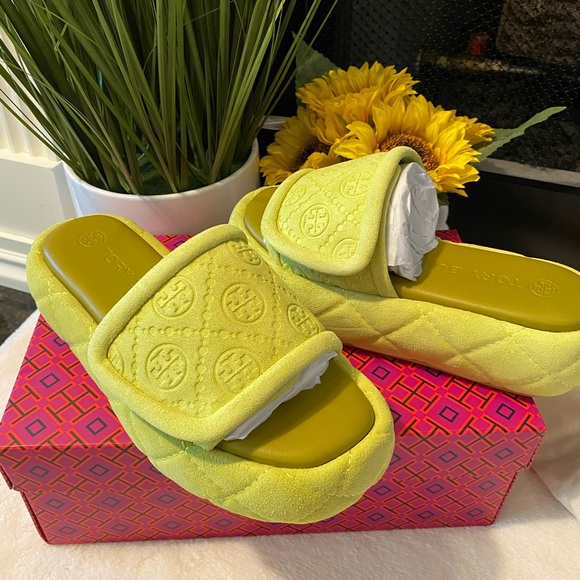 Tory Burch T Monogram Bubble Slide - Picture 2 of 9